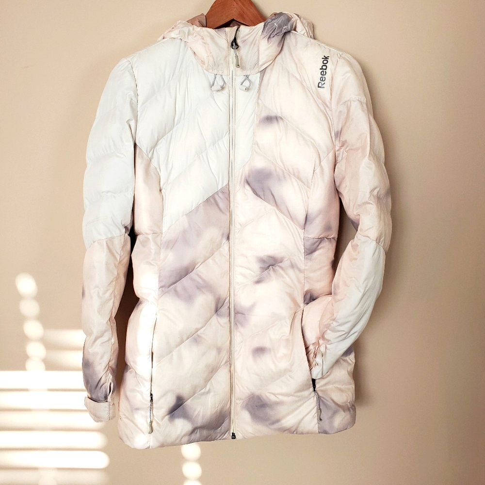 (New) Reebok ivory puffer jacket S